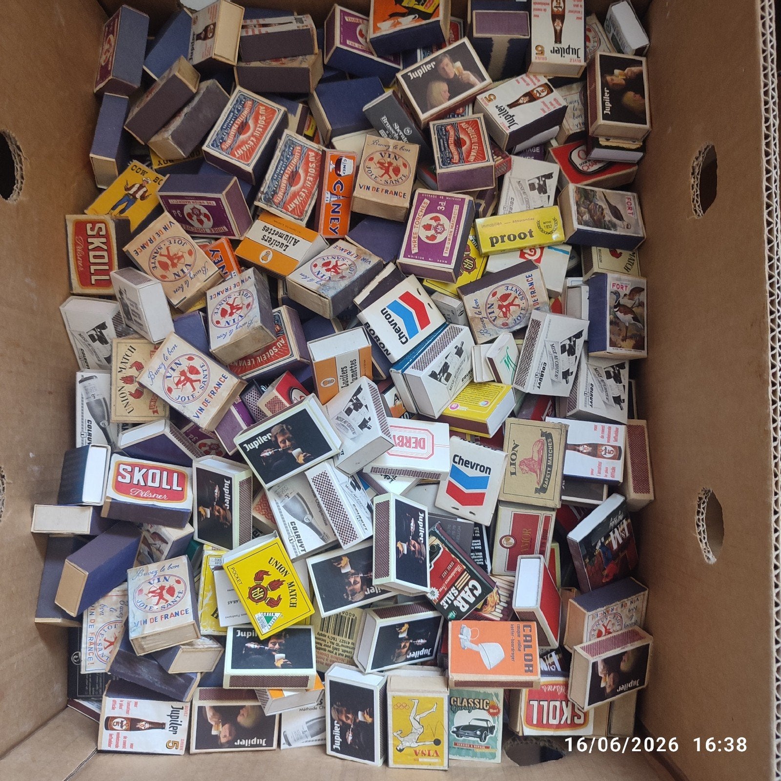 Set luciferdoosjes, Ophalen, Zo goed als nieuw, Luciferdoosjes of -merken