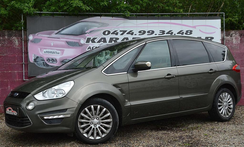 Ford S-Max 2.0TDCi Titanium 5pl NAV SENS AV/AR CLIM 132.249K, Achat, Beige, Entreprise, Boîte manuelle