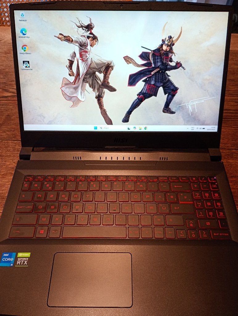 Gaming laptop MSI katana RTX 3050 Ti, Msi, 16 pouces, Comme neuf, 4 Ghz ou plus