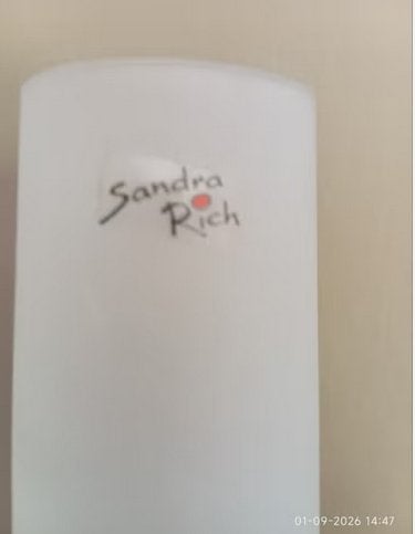 VAAS sandra rich mat glas  // Bavaria vaas porcelein, Enlèvement ou Envoi