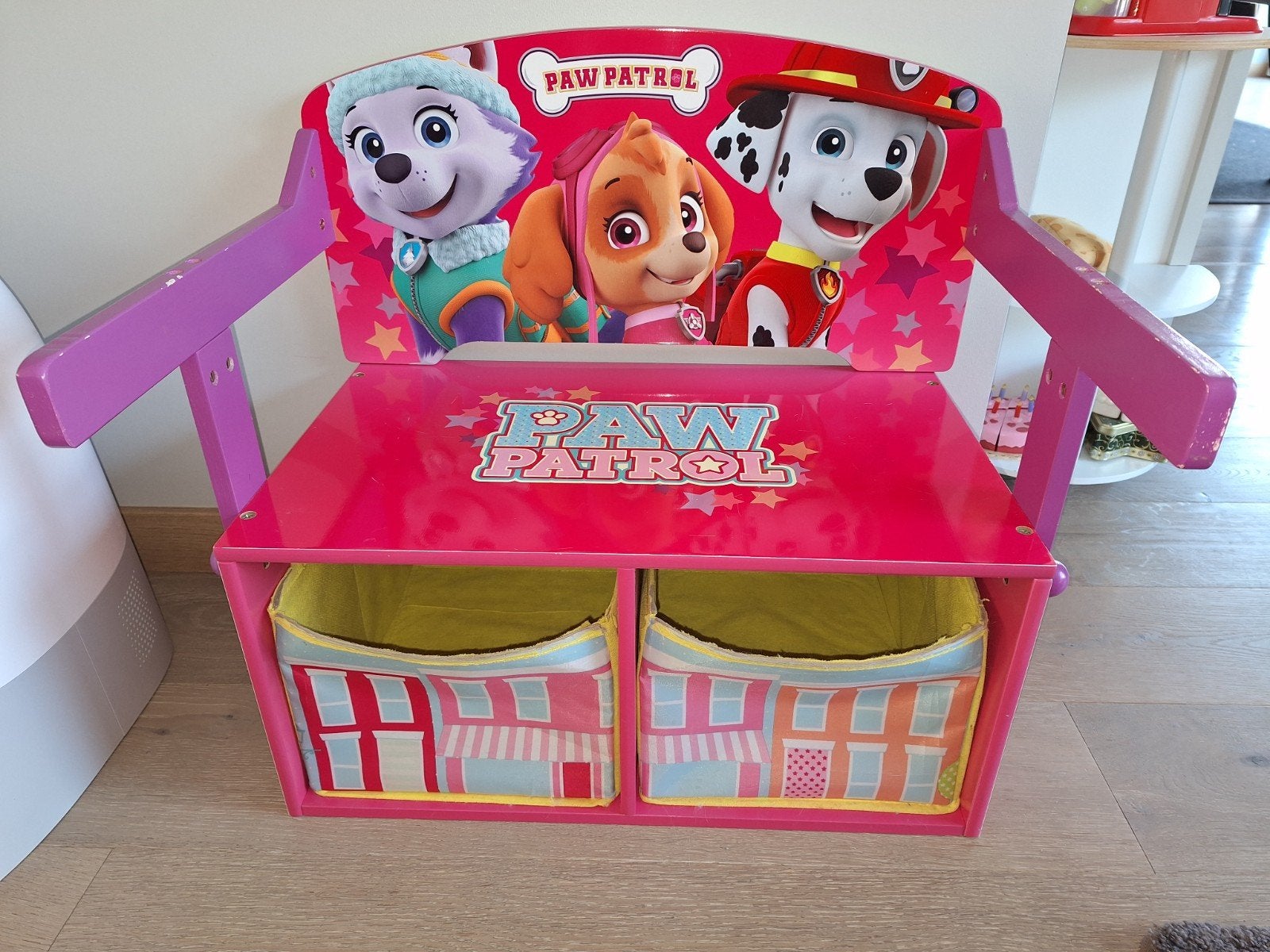 Paw Patrol 3-in-1-opbergbank & bureau (afmetingen hieronder), Ophalen, Tafel