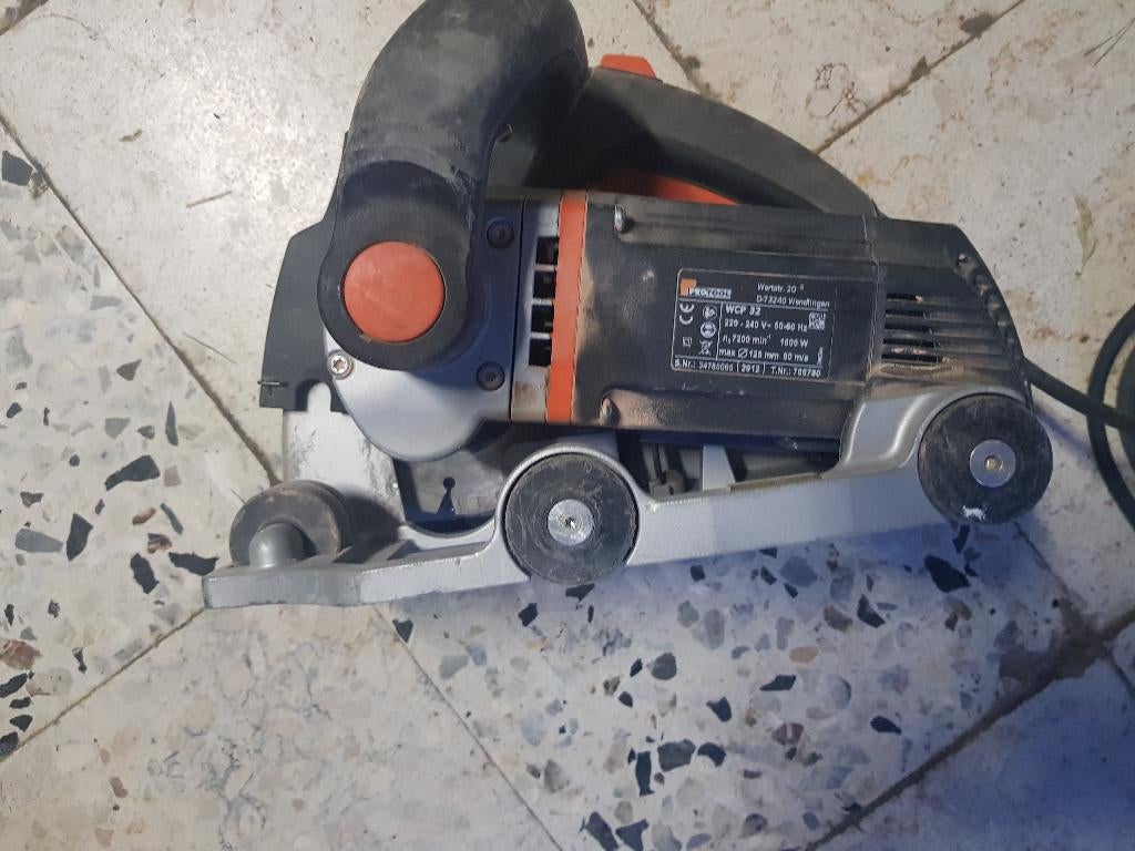 Sleuvenfrees Protool WCP 32 ( Spit D60), Électrique, Protool (Spit), Enlèvement, Utilisé