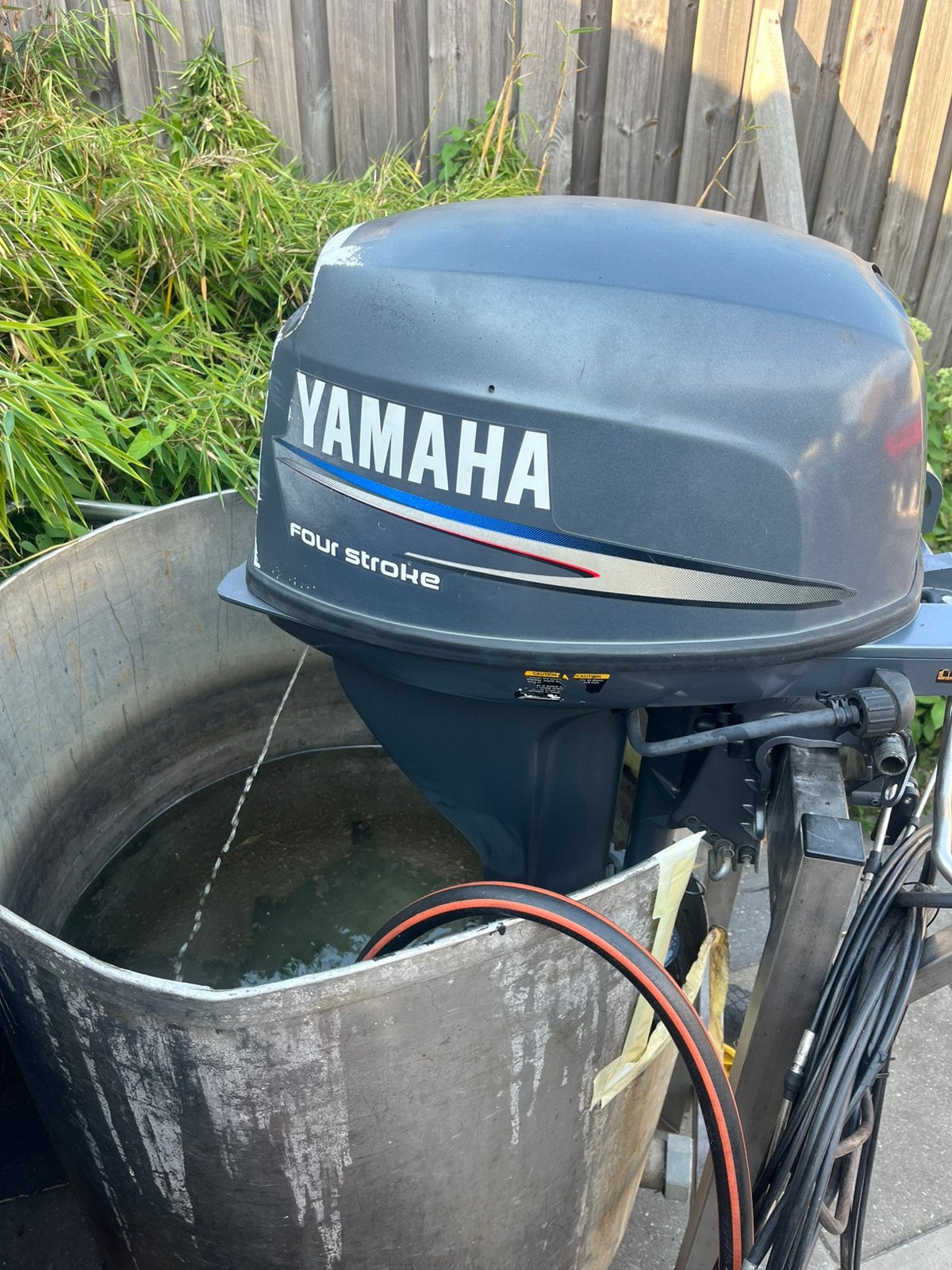 Yamaha 9,9pk 4takt langstaart elektrisch gestart, Watersport en Boten, Ophalen, Gebruikt, Motor en Techniek, Zeilboot of Motorboot