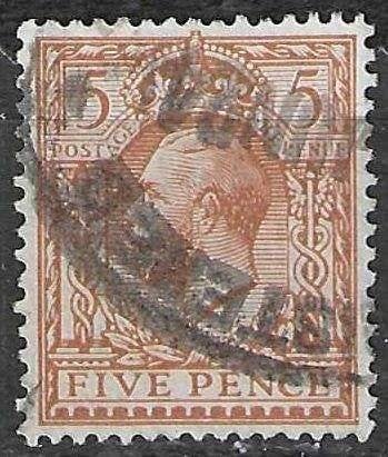 Grande-Bretagne 1912-1922 - Yvert 146 - King Georges (ST), Envoi, Affranchi