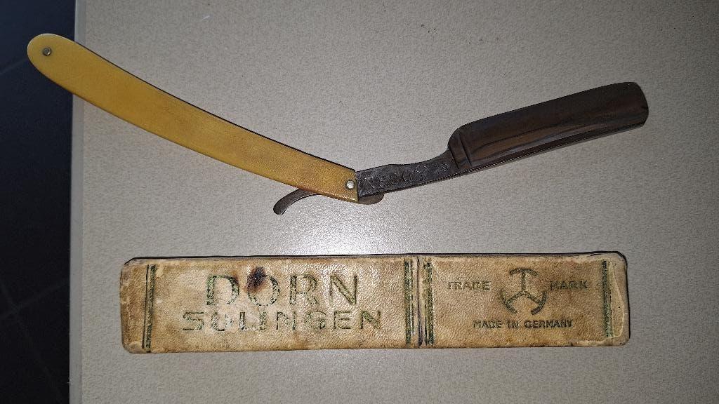 Oud open scheermes DORN Solingen, Antiek en Kunst, Ophalen of Verzenden