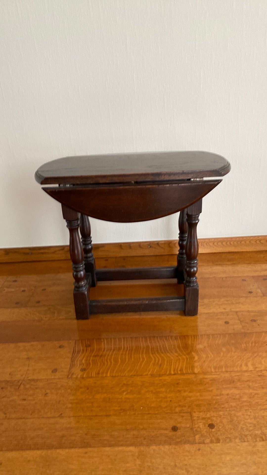 Gateleg table, Ophalen, Minder dan 50 cm, Rustiek, Eikenhout