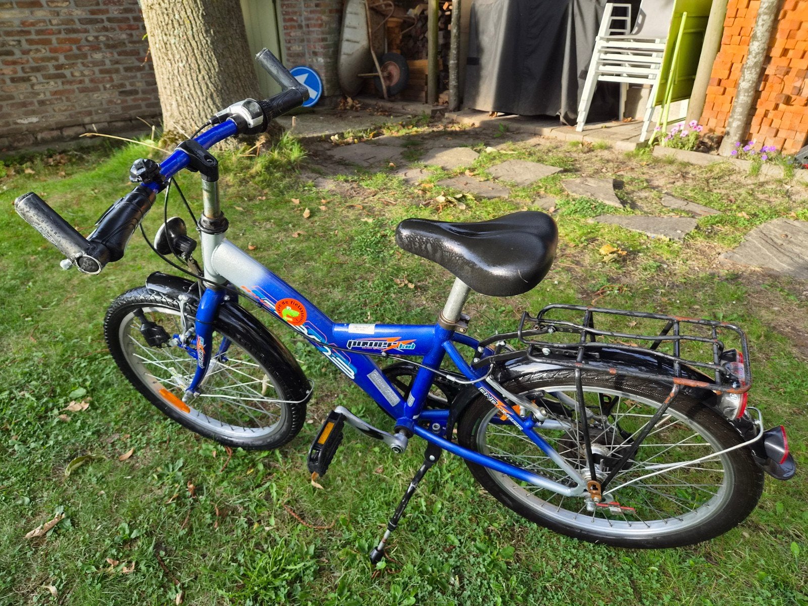 kinderfiets 20 inch BNB Powerkid, Ophalen, Gebruikt, Velgrem, Bnb powerkid