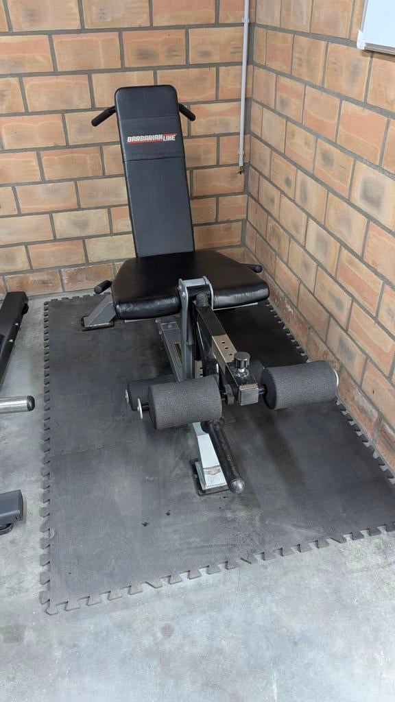 Barbarian Line leg extension/ leg curl, Ophalen