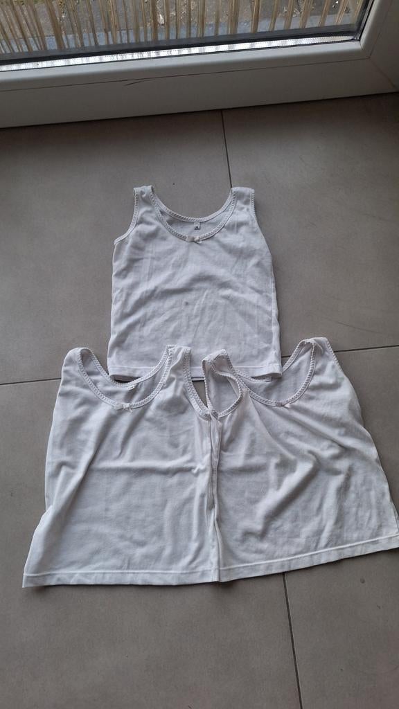 3 onderhemdjes Kind, Enfants & Bébés, Vêtements enfant | Autre, Enlèvement ou Envoi, Utilisé, Fille