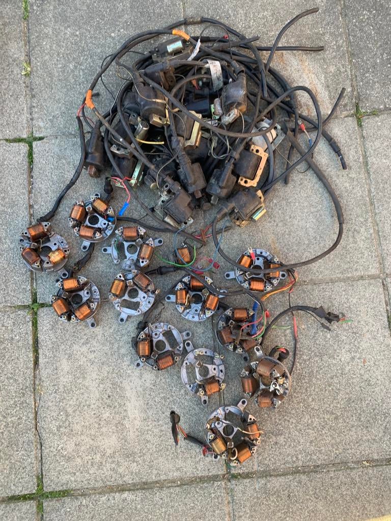 Honda camino ontstekingsplaat en bobines, Fietsen en Brommers, Ophalen of Verzenden, Gebruikt