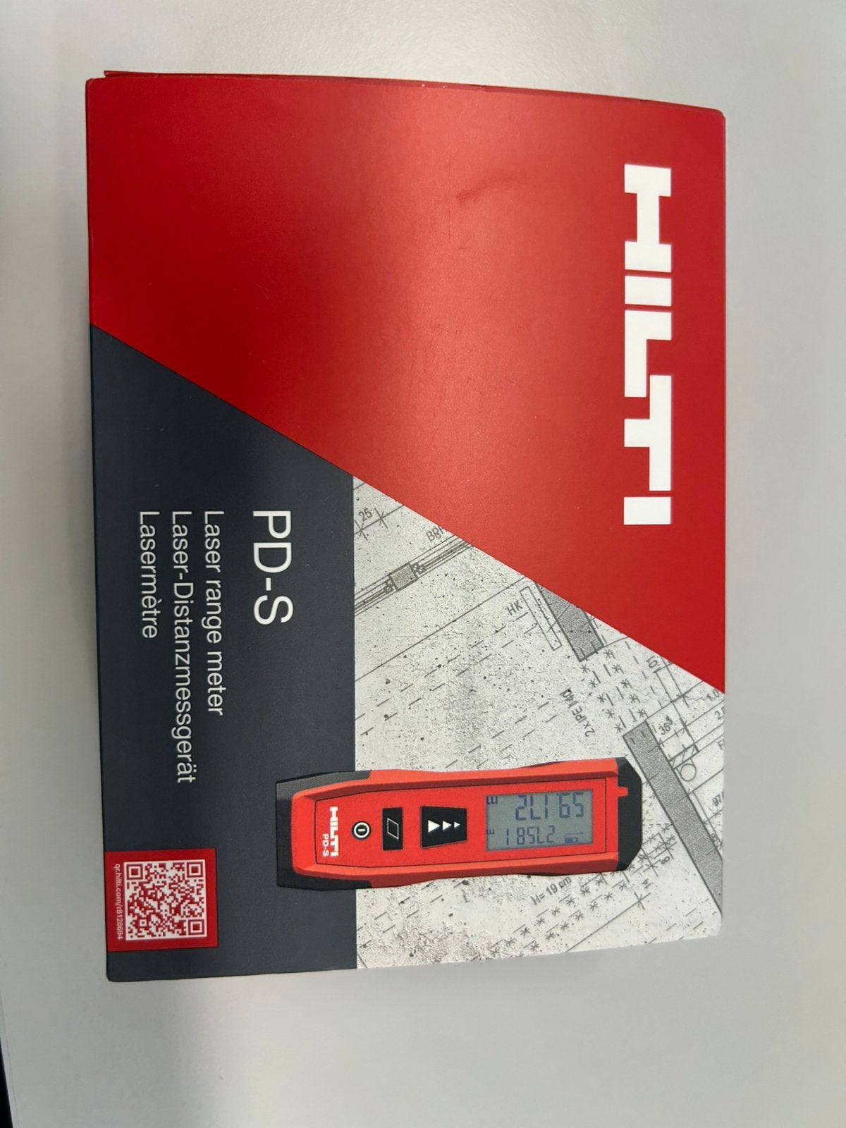 Lazer metre Hilti PD-S, Doe-het-zelf en Bouw, Meetapparatuur, Ophalen, Nieuw
