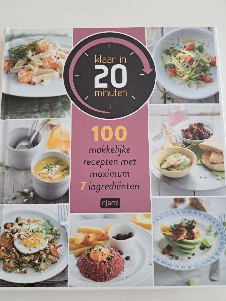 Kookboek 'Klaar in 20 minuten', Livres, Livres de cuisine, Enlèvement ou Envoi, Comme neuf, Pays-Bas et Belgique, Entrées et Soupes