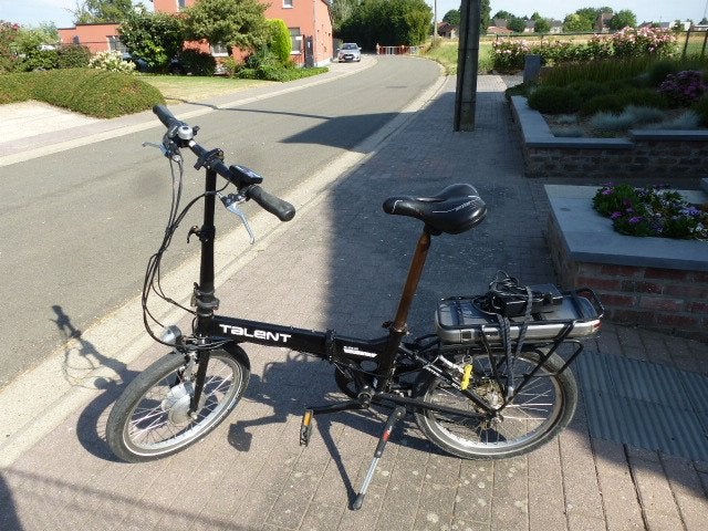 Elektrische plooifiets Talent, Fietsen en Brommers, Fietsen | Vouwfietsen, Gebruikt, Heren, Versnellingen, 18 tot 20 inch