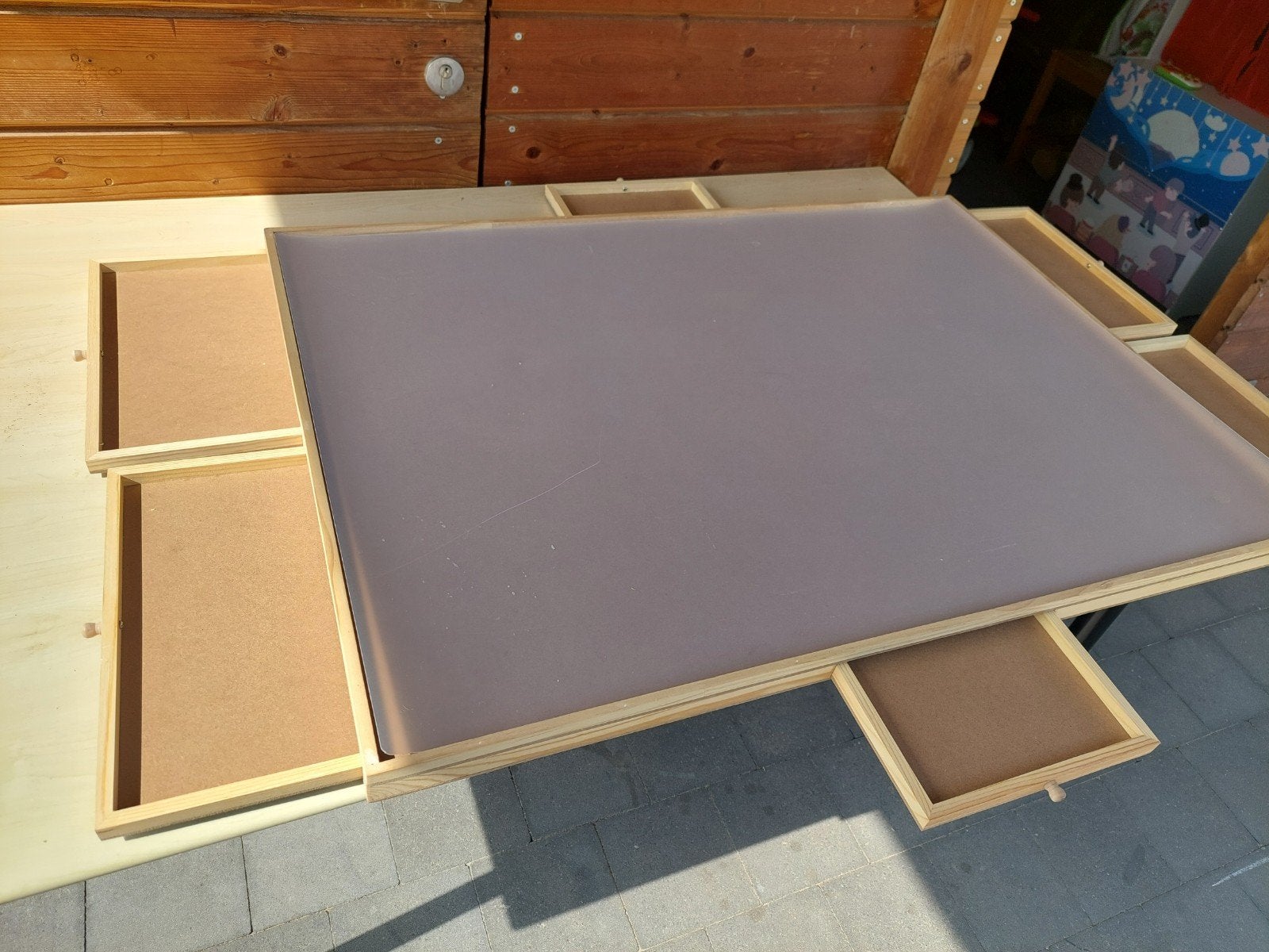 puzzeltafel, Ophalen