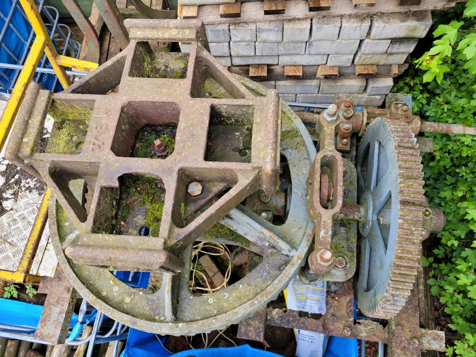 Rosmolen, manege, Ophalen
