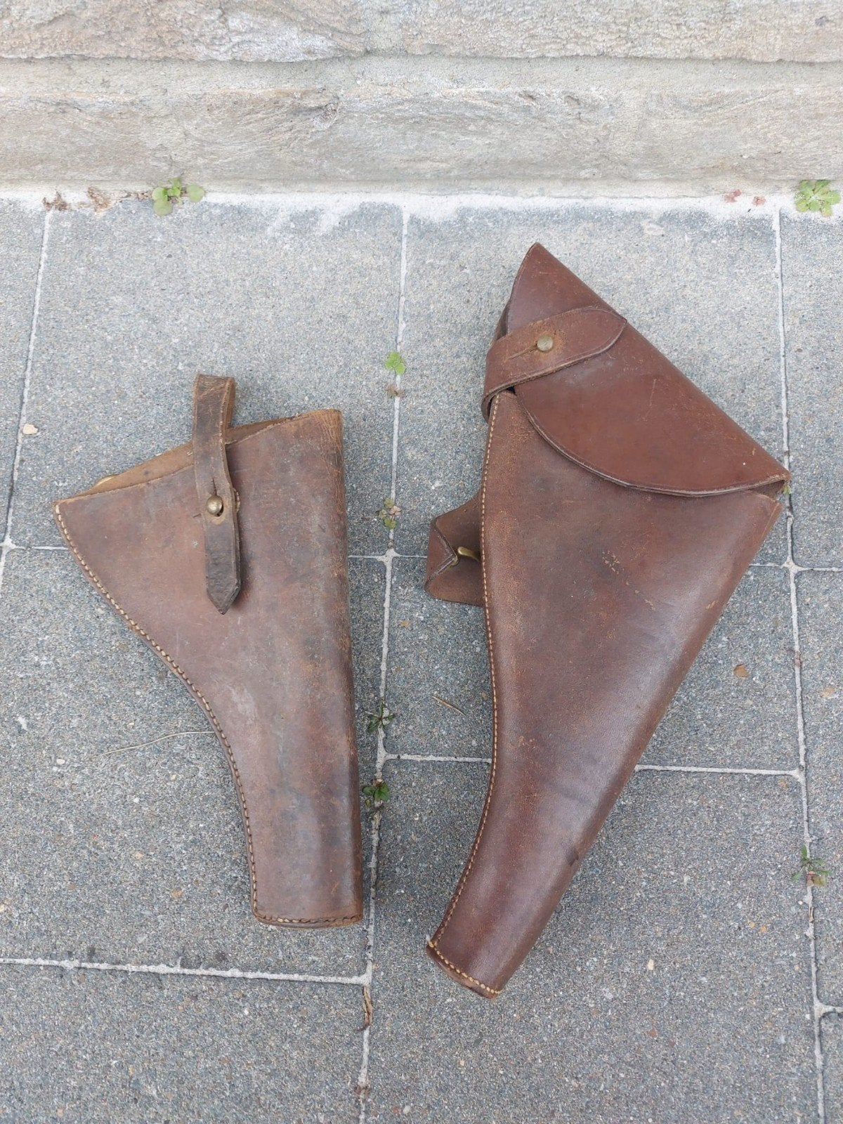 Britse WO1 Holsters: Sam Browne + P14 Open-Top, Ophalen of Verzenden, Landmacht, Overige typen