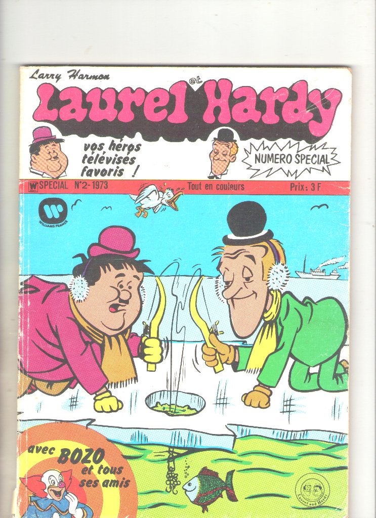 Livre  BD  LAUREL  &  HARDY, Enlèvement ou Envoi