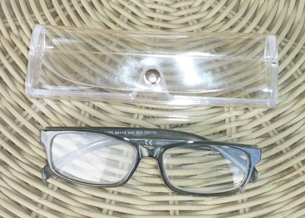 Lunettes de lecture +3.00 – noires – WBL Trading + étui, Enlèvement ou Envoi, Comme neuf