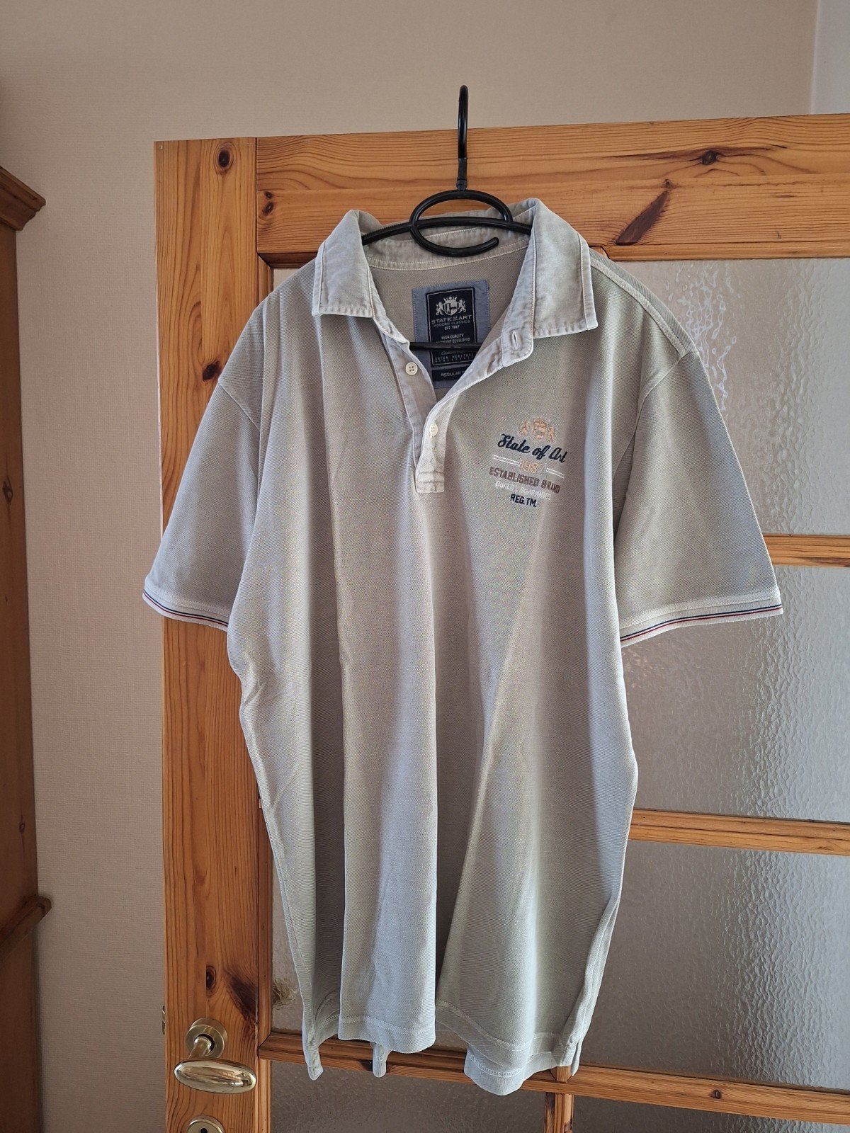 Beige polo van state of art. Maat XL., Kleding | Heren, Polo's, Ophalen of Verzenden, Gedragen, Maat 56/58 (XL), Beige