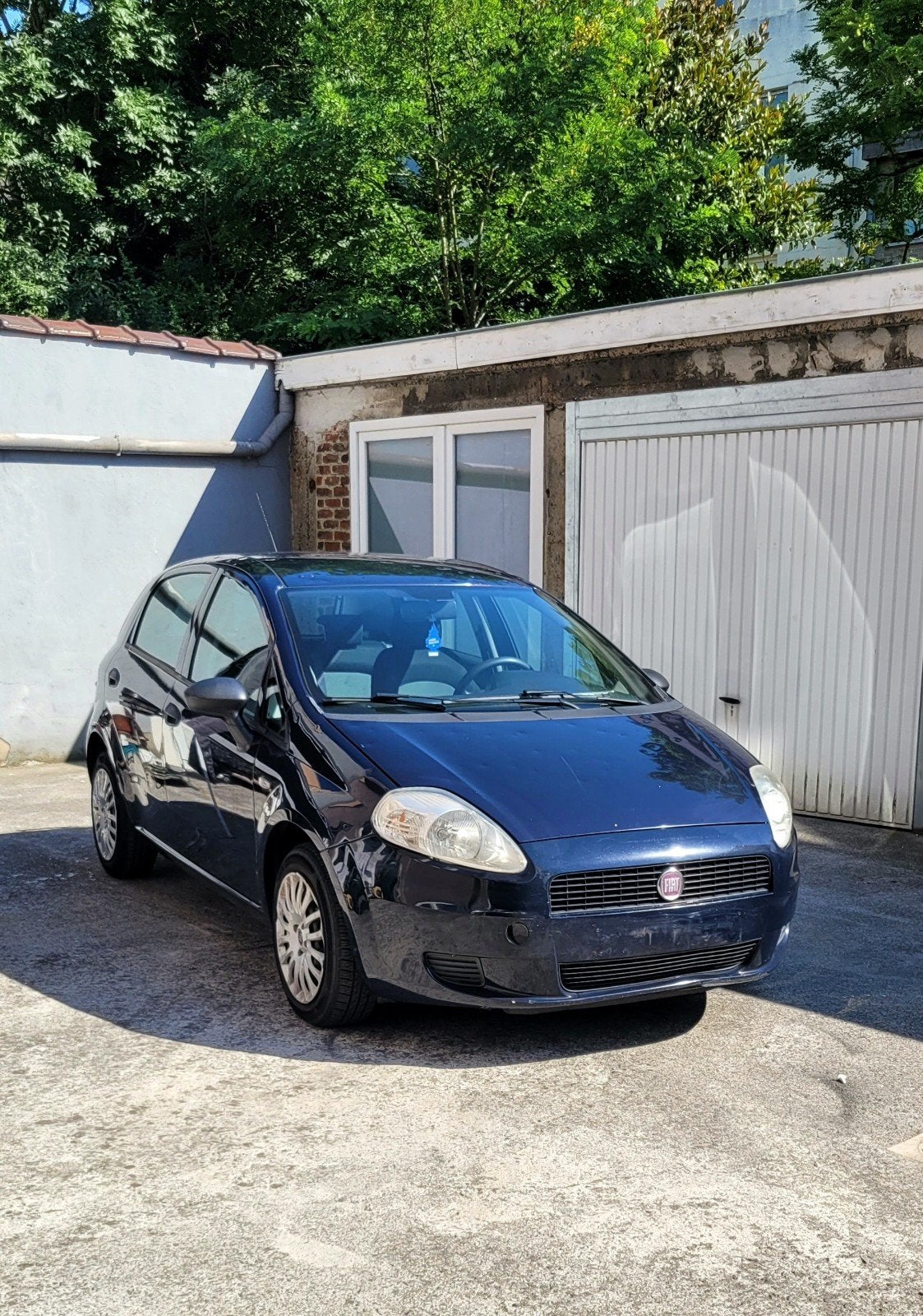 Fiat Grand punto 1.2 Essence Euro 5 2012 prêt à immatriculé, Euro 5, Multifunctioneel stuurwiel, Blauw, 5 deurs