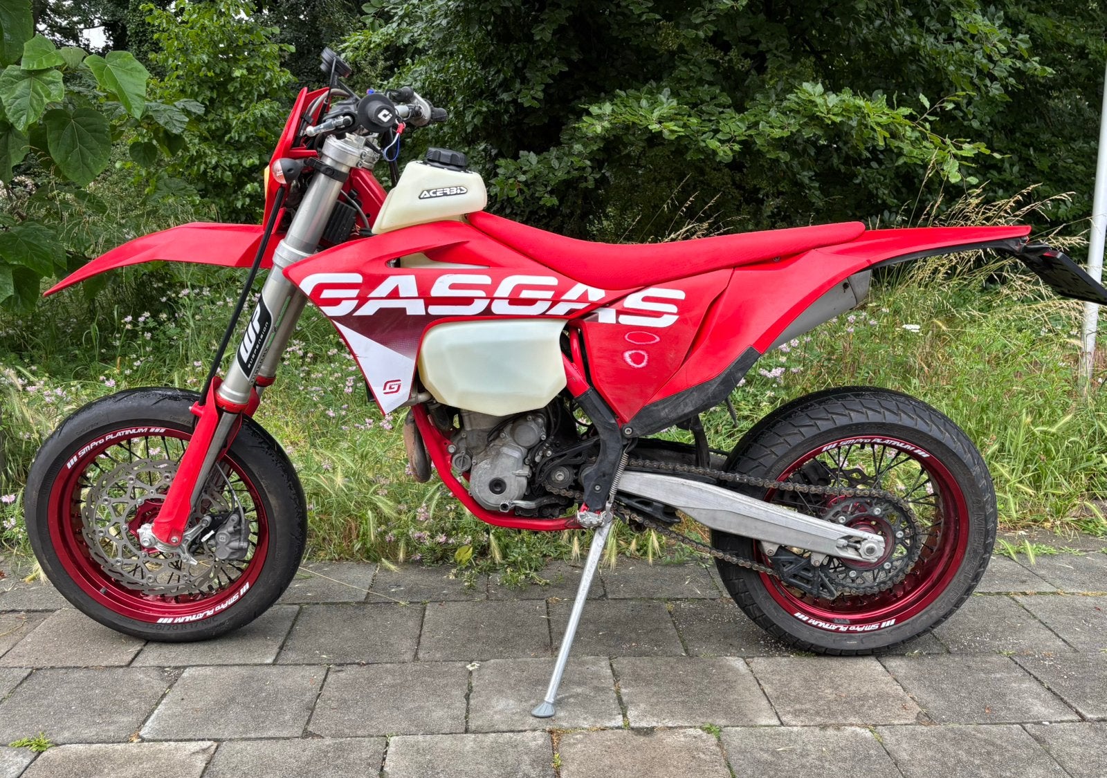SM Pro Platinum velgen met banden voor KTM/GasGas crossmotor, Ophalen