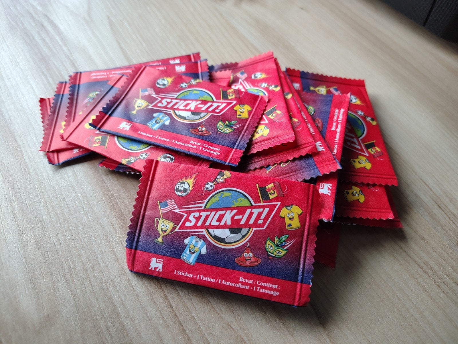 Stick-it Delhaize, Ophalen