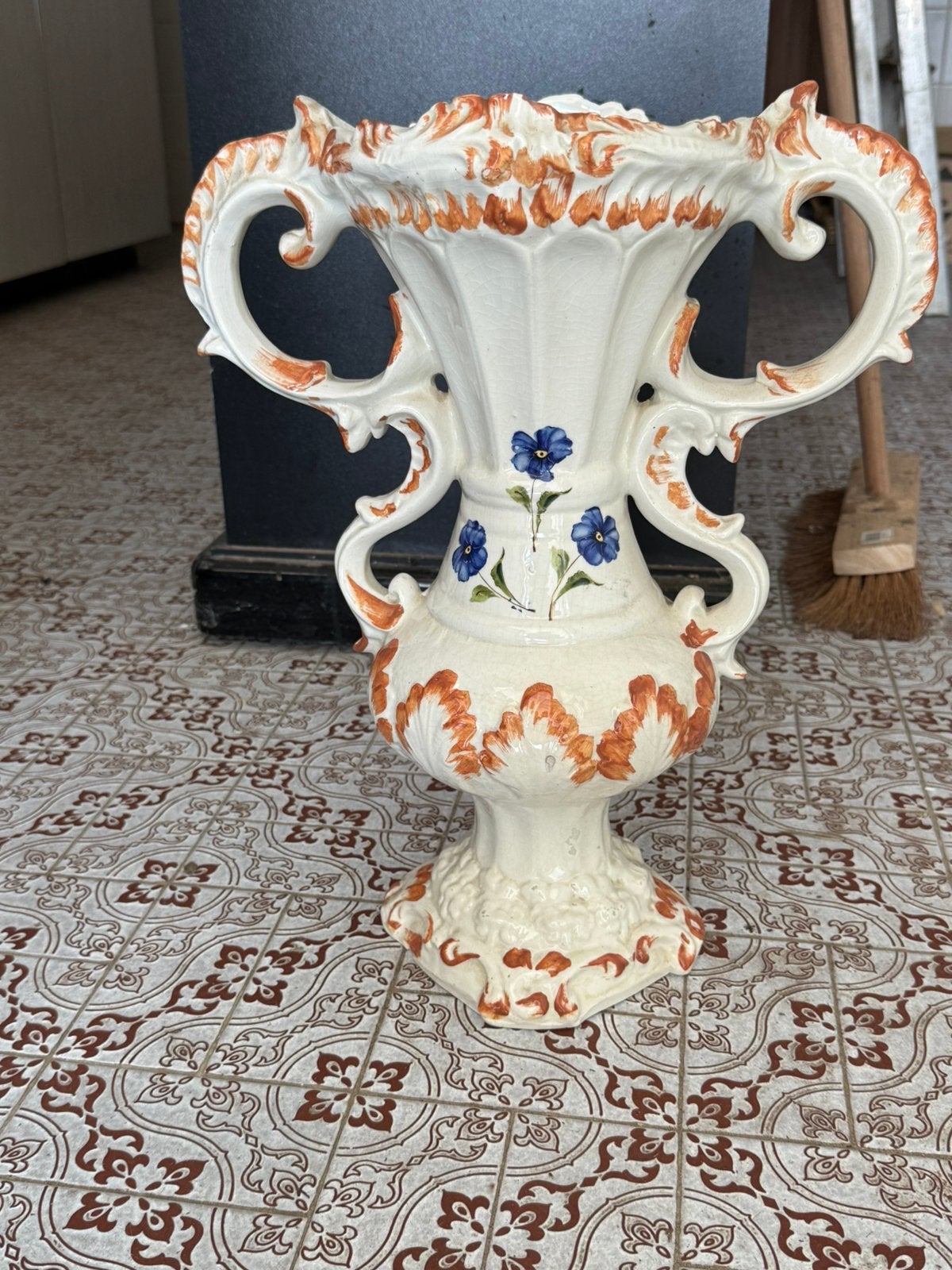 Grote Italiaanse Keramieken Vaas, Antiquités & Art, Antiquités | Vases, Enlèvement