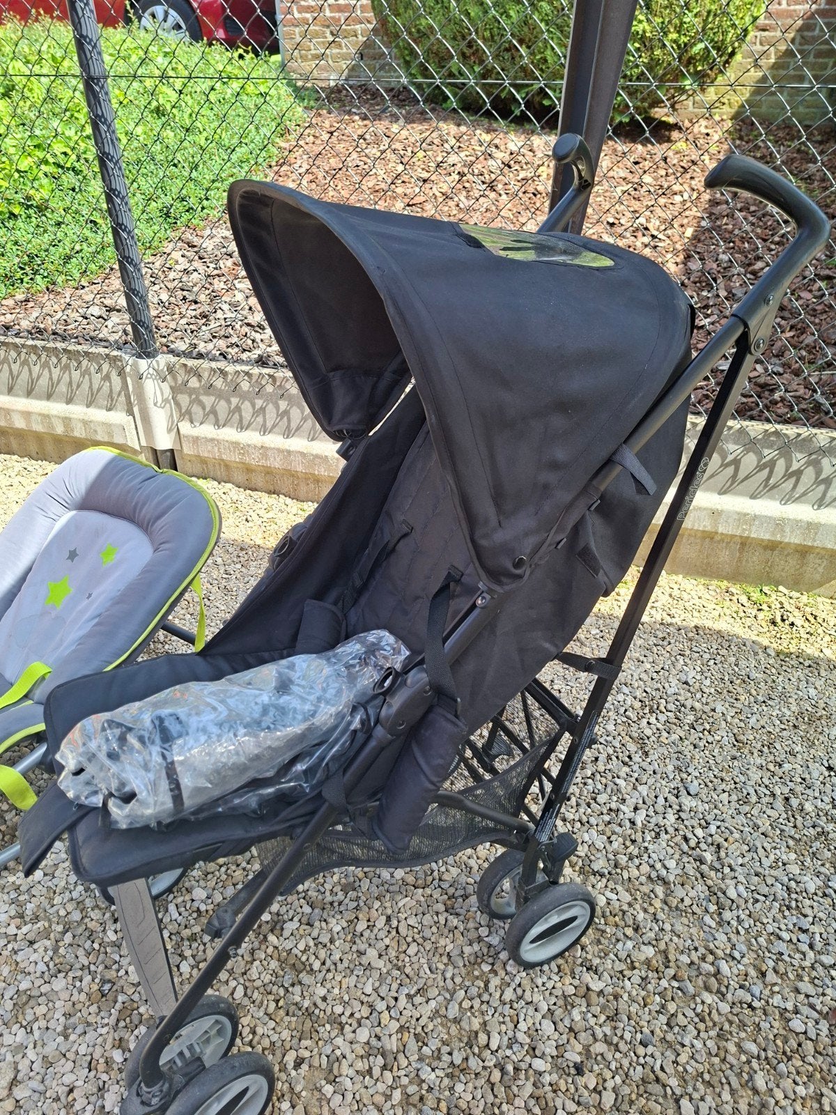 Kinder buggy, Ophalen