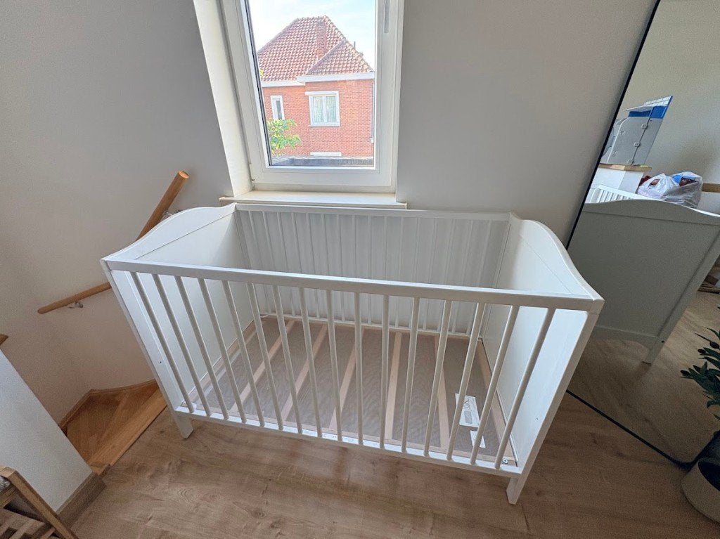 SMÅGÖRA babybedje 60x120, Enlèvement, Comme neuf, Moins de 140 cm