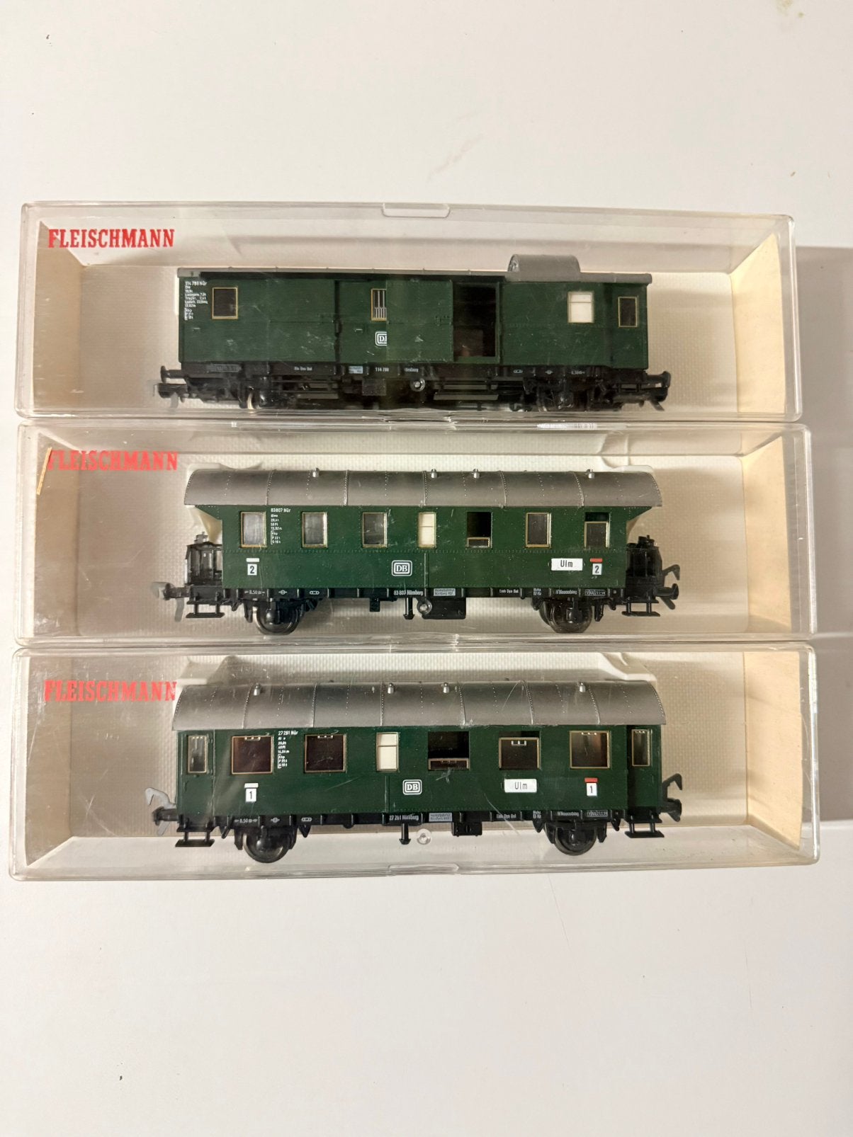 Fleischmann H0 5060 5061 5062 DB pour 3 voitures, Hobby & Loisirs créatifs, Trains miniatures | HO, Enlèvement ou Envoi, Comme neuf