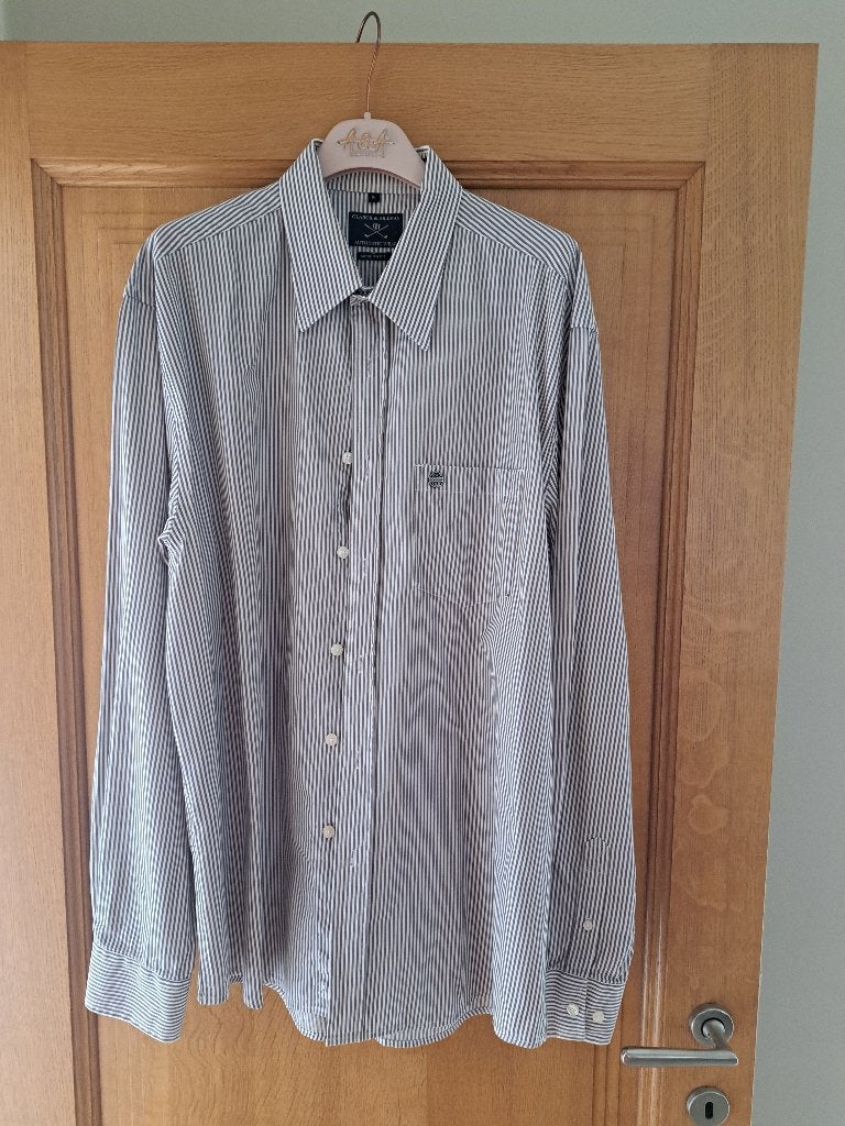 Herenhemd Clarck & Hillman, Kleding | Heren, Bruin, Clarck & Hillman, Ophalen of Verzenden, Zo goed als nieuw