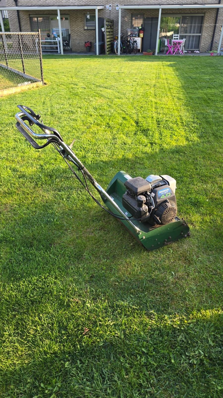 Grasmaaier / kooimaaier, Jardin & Terrasse, Tondeuses à gazon, Comme neuf, Tondeuse à cylindre, Enlèvement