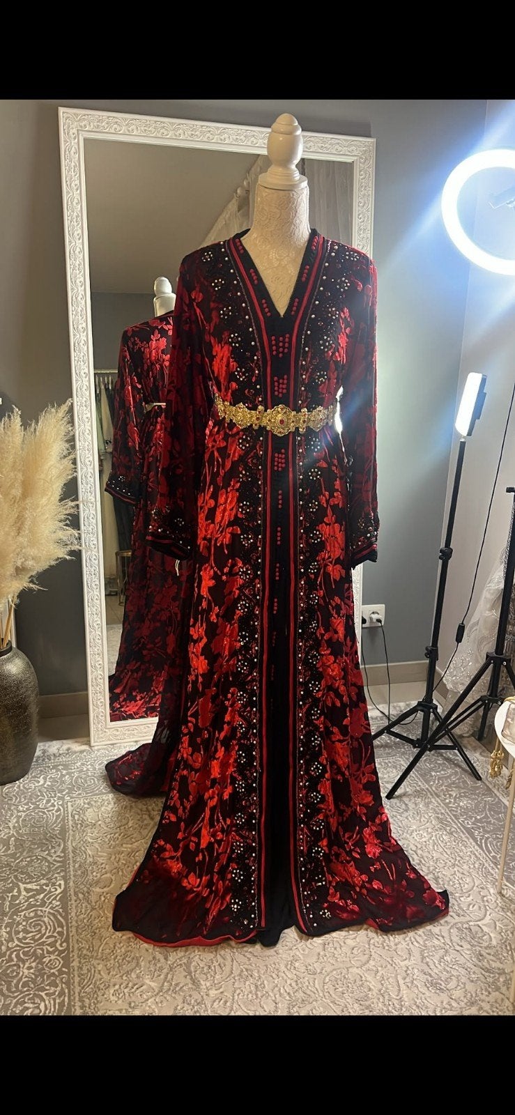 Caftan taille M L XL, Kleding | Dames, Ophalen, Zo goed als nieuw