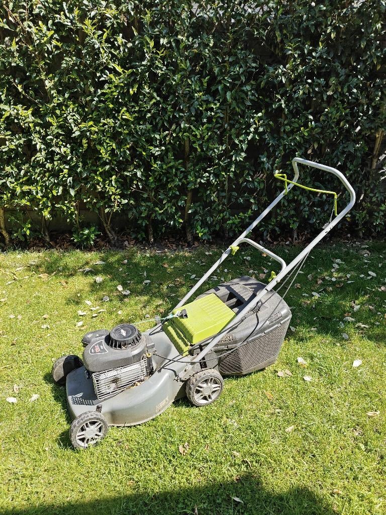 Grasmaaier benzine, Tuin en Terras, Ophalen, Gebruikt, Opvangbak, Benzine-grasmaaier