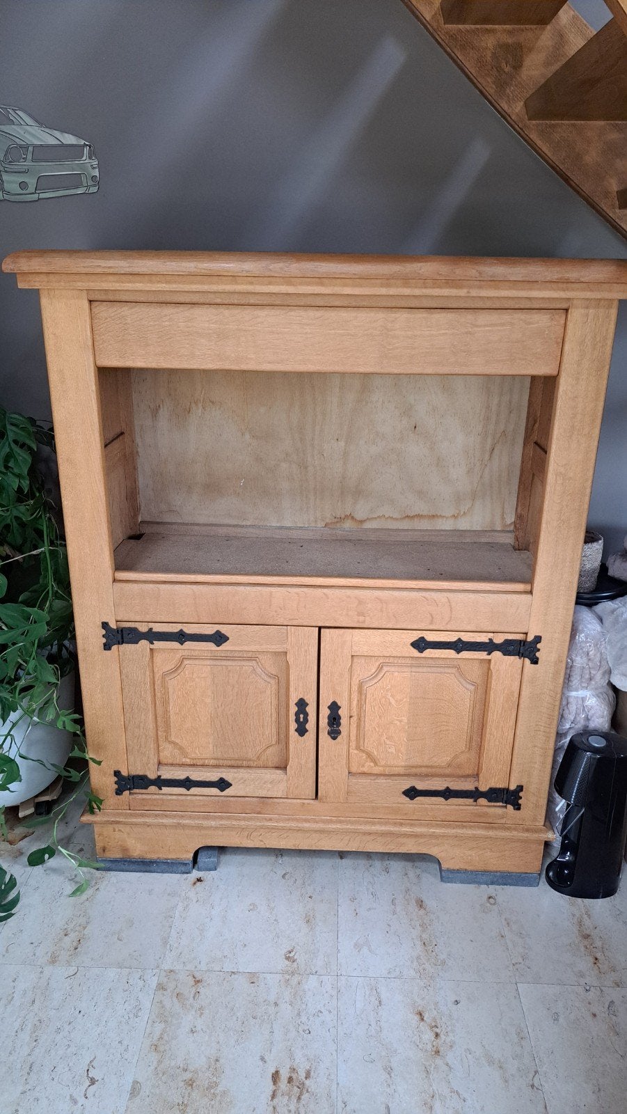 kast aquarium terrarium, Huis en Inrichting, Kasten | Buffetkasten, Ophalen, Gebruikt, 100 tot 150 cm, Met deur(en)