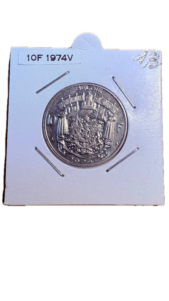 BAUDOUIN I : 10 FRANCS 1974V, Timbres & Monnaies, Enlèvement ou Envoi