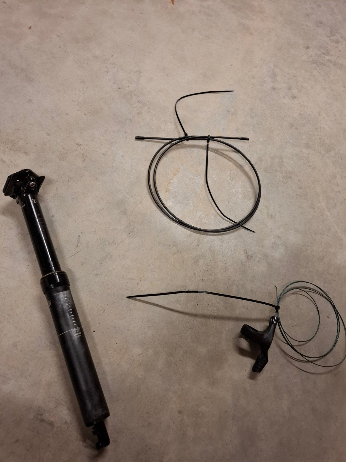 Limotec zadelpen A3 met dropper, Fietsen en Brommers, Gebruikt, Fatbike, Overige typen, Ophalen of Verzenden