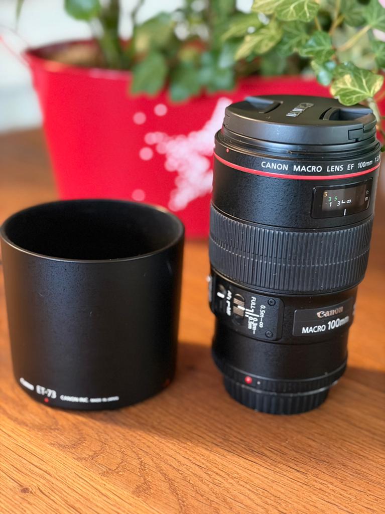 Canon EF 100mm F 2.8 L Macro, TV, Hi-fi & Vidéo, Enlèvement, Comme neuf