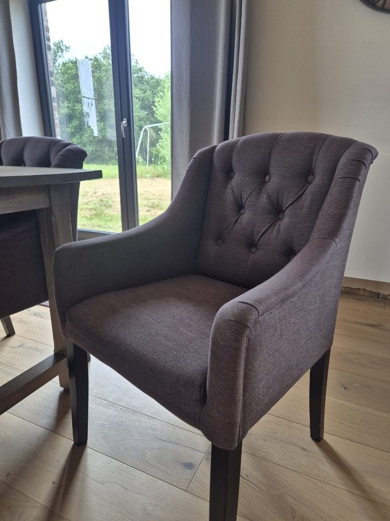 Landelijke stoelen 8 stuks, Maison & Meubles, Chaises, Enlèvement, Gris