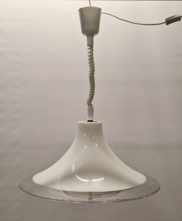 Space Age designlamp - Meblo - '70 - Harvey Guzzini stijl, Ophalen of Verzenden, Gebruikt, Kunststof