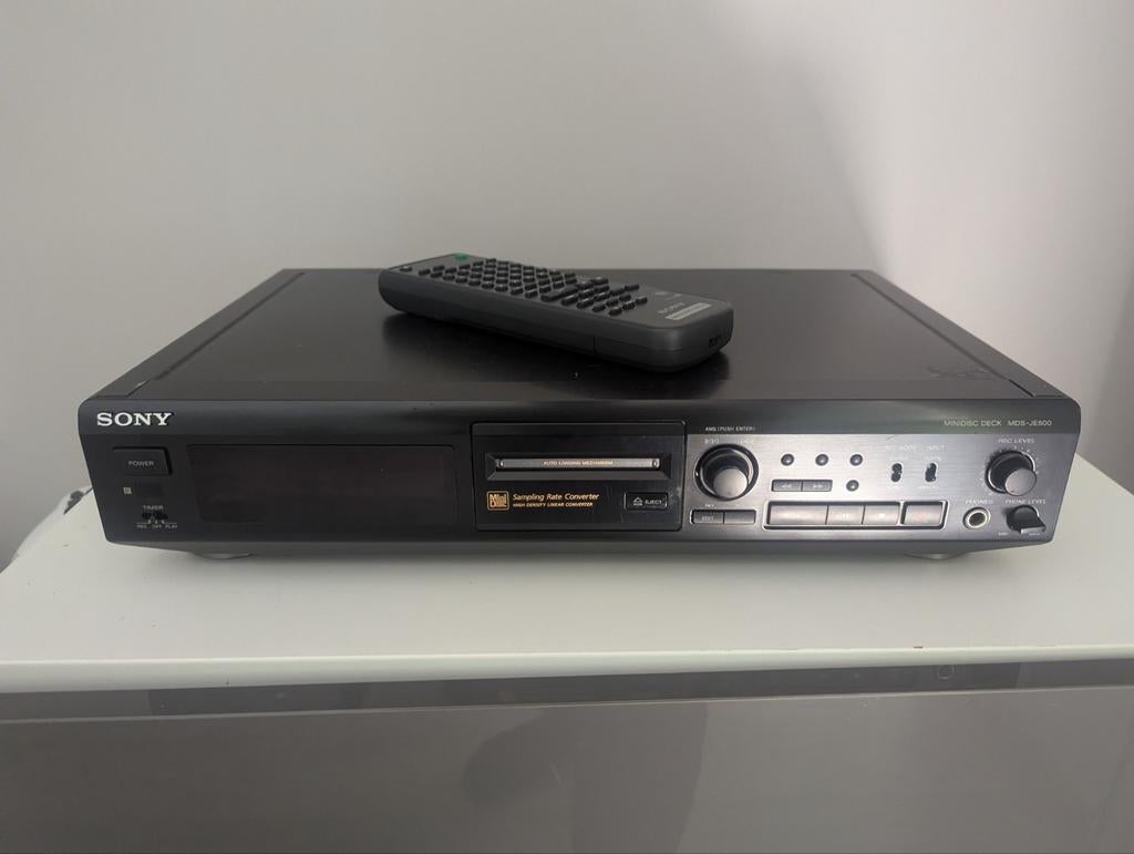 Sony MDS-JE500 MiniDisc-speler/-recorder, Ophalen, Minidisc-speler