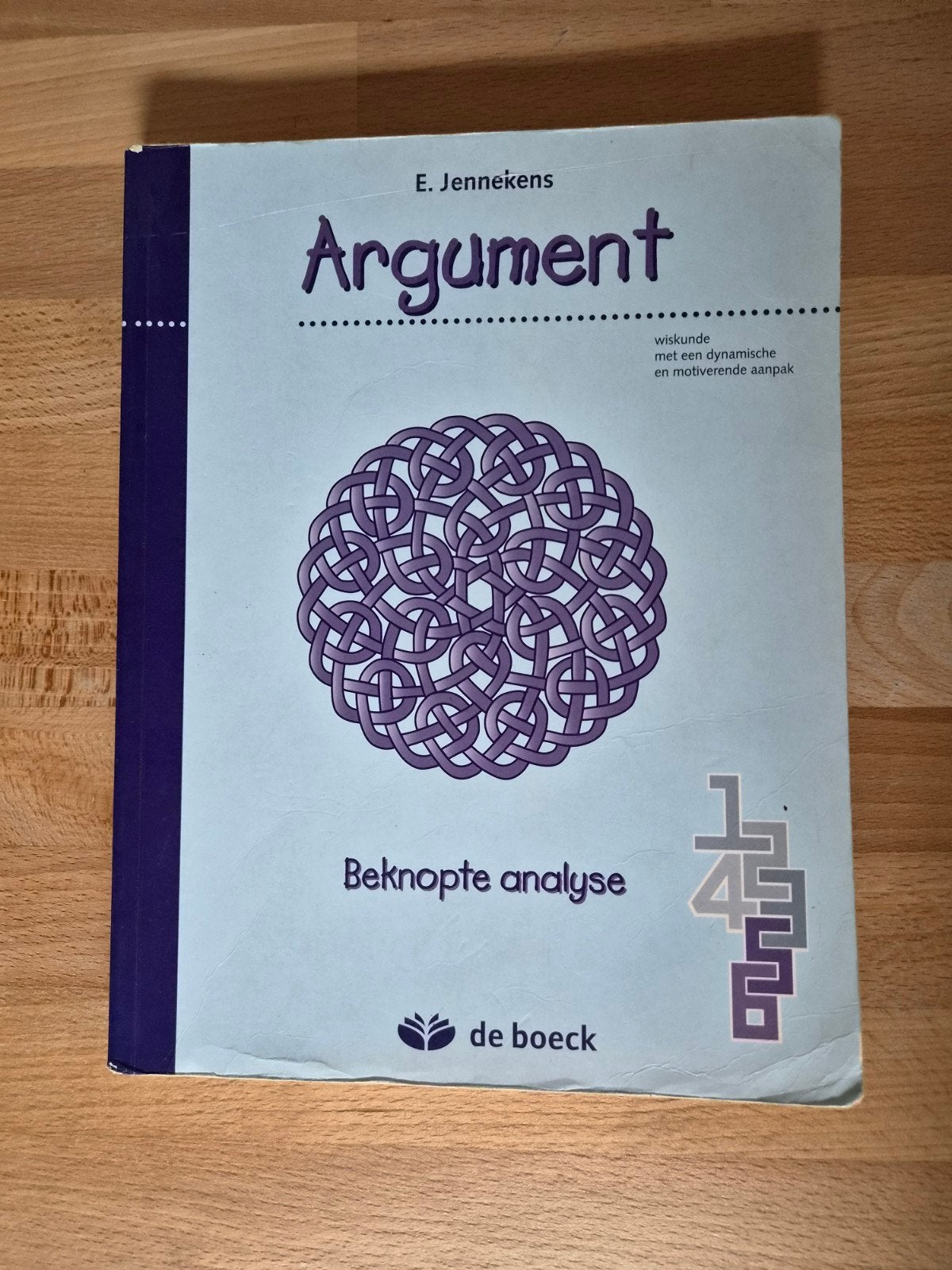 Argument Beknopte analyse 5de en 6de jaar humaniora, Livres, Livres d'étude & Cours, Enlèvement, Utilisé