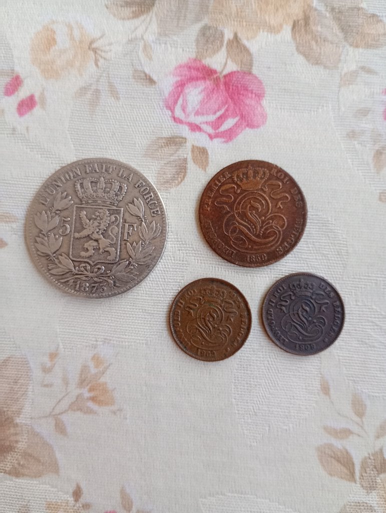 Zilver/Kopere Munten - België, Ophalen of Verzenden, Zilver, Setje, Zilver