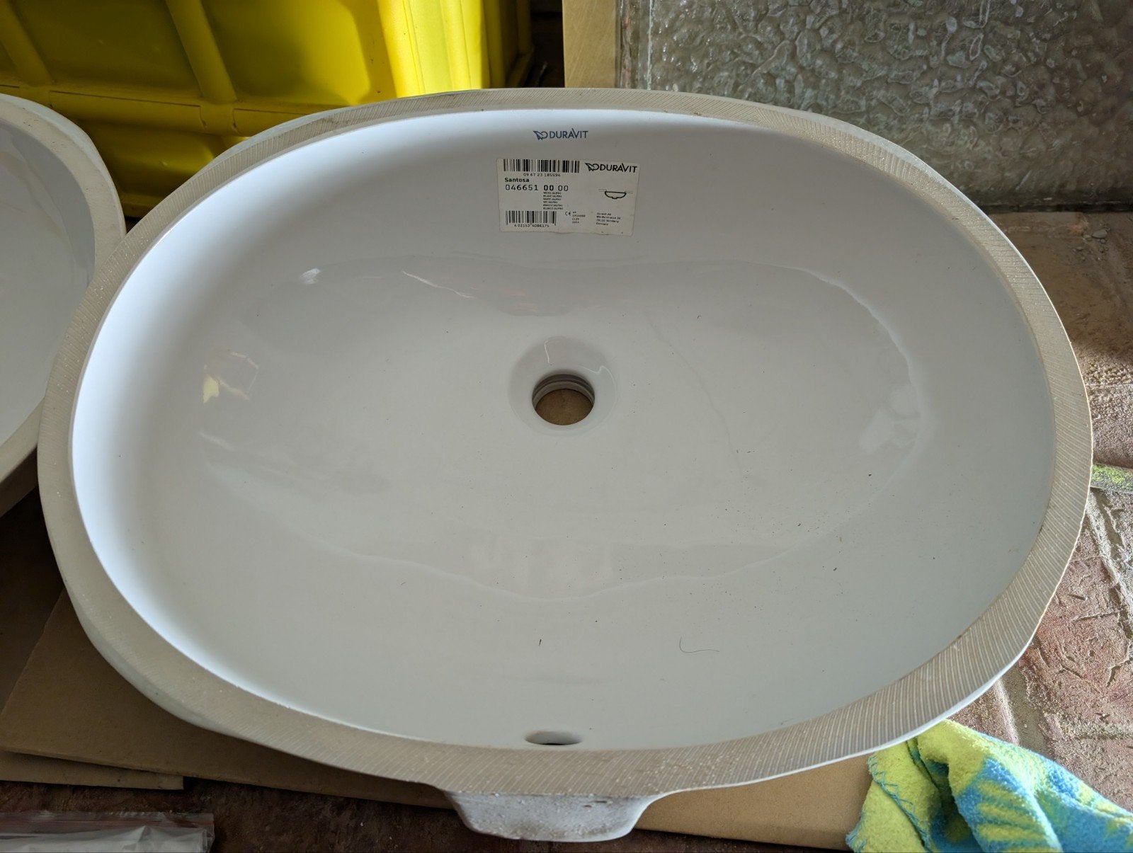Duo van Duravit onderbouw wastafel 51 CM - nieuw, Ophalen, Nieuw, Steen, Wastafel