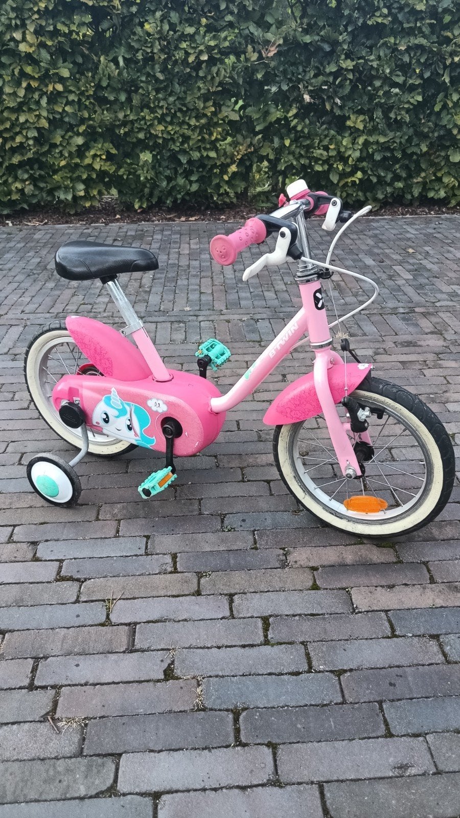 Kinderfiets Decathlon, Fietsen en Brommers, Ophalen, Gebruikt, 14 inch of minder, Handrem