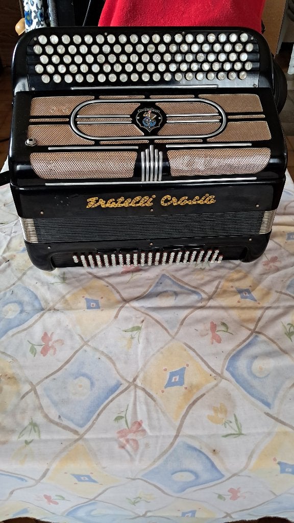accordeon fratelli crosio, Muziek en Instrumenten, Overige merken, Gebruikt, Met koffer, Ophalen of Verzenden