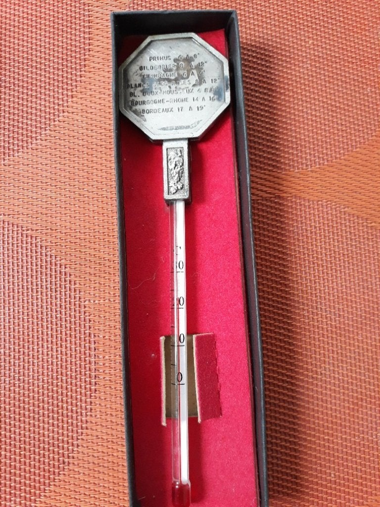 Primus Haacht tinnen thermometer voor bier/wijn/..., Verzamelen, Biermerken, Nieuw, Overige typen, Overige merken, Ophalen of Verzenden