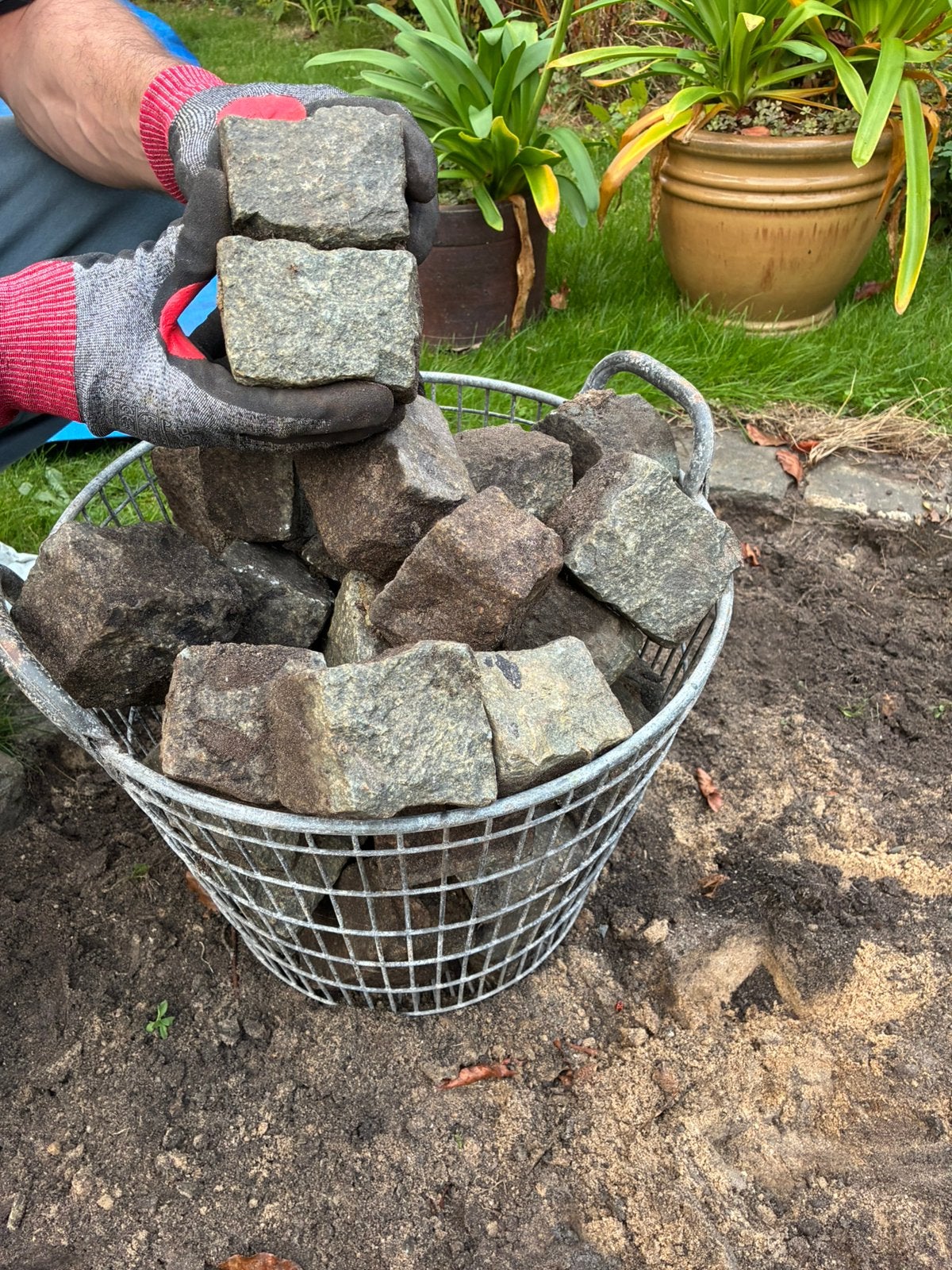 Kasseien,kinderkopjes, Bricolage & Construction, Enlèvement, Utilisé, Pierres naturelles