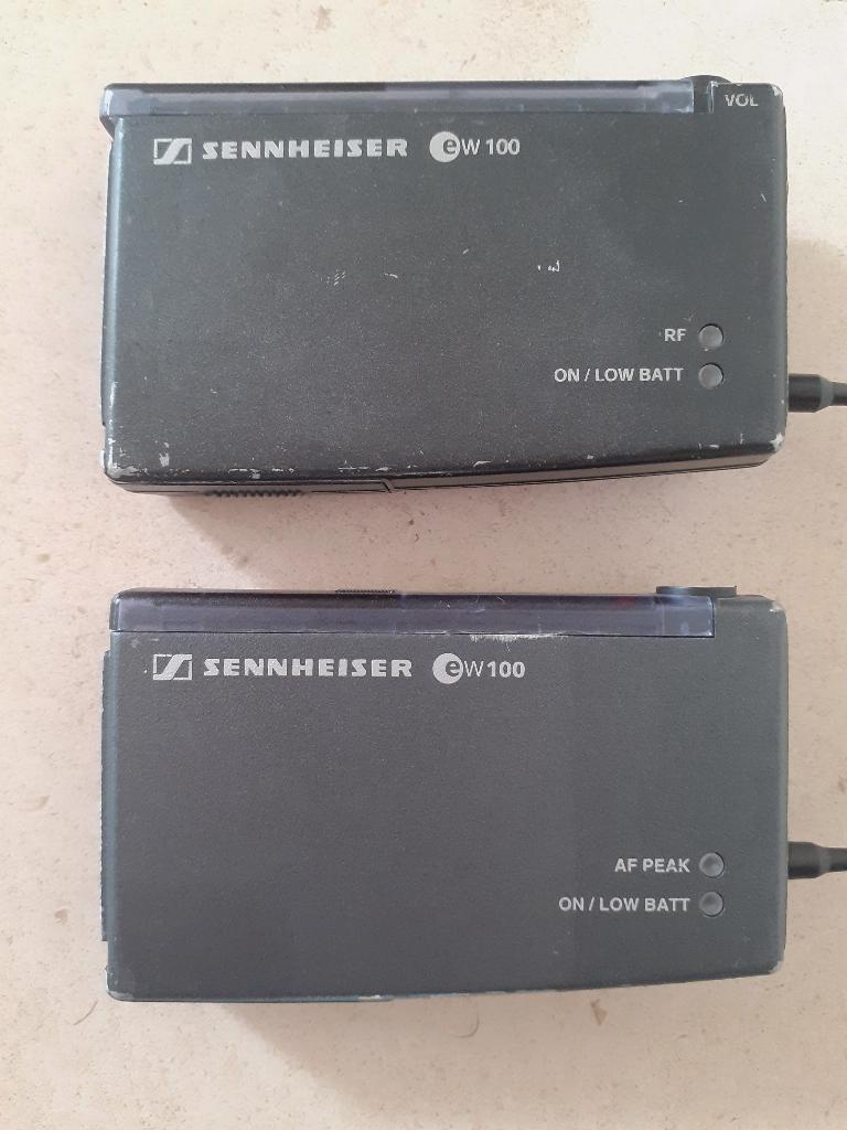 HF Sennheiser EW100 G1 kit SK100+EK100, Muziek en Instrumenten, Microfoons, Ophalen, Gebruikt, Draadloos