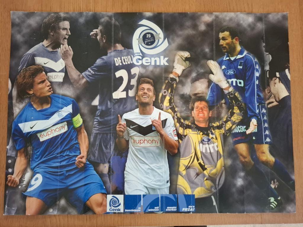 KRC Genk poster 2012-2013 25jaar jubileum, Ophalen of Verzenden, Zo goed als nieuw, Poster, Plaatje of Sticker
